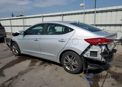 2018 Hyundai Elantra Sel z USA, uszkodzony, nr VIN 5NPD84LF7JH370075